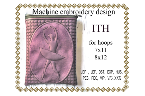 Ballerina Zippered Bag – in the Hoop