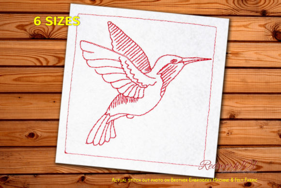 Flying Hummingbird Design