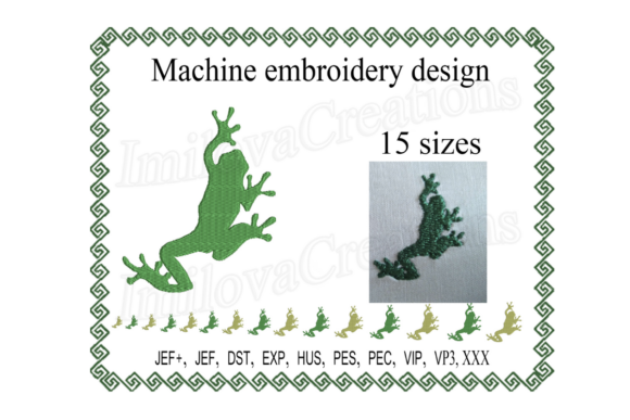 Frog Silhouette: A Boutique Sweatshirt Embroidery Review