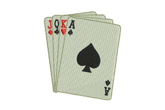 JQKA: A Sharp, Playful Embroidery Design for Craft Fairs