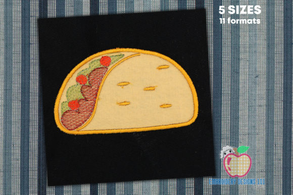 Taco Bout Applique Design